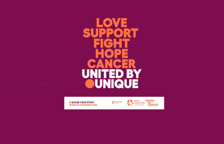 plakat światowej organizacji onkologicznej